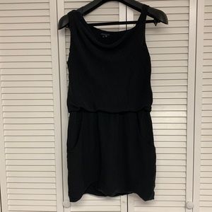 Theory Black Mini Dress (with pockets!)